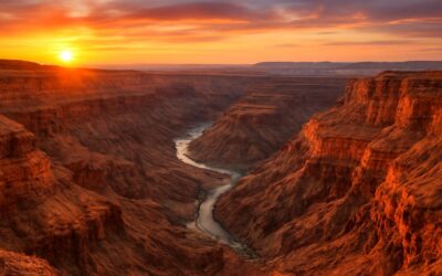 Secrets of how was fish river canyon formed and the forces behind its cliffs