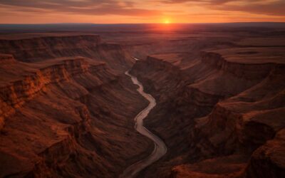 Dive into fish river canyon depth: uncover Africa’s towering gorge.