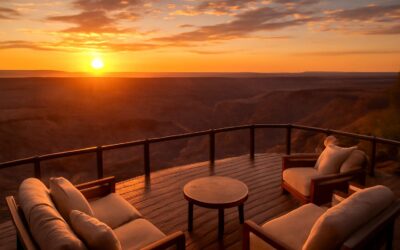 Stunning fish river canyon lodge photos capture dramatic canyon sunsets.
