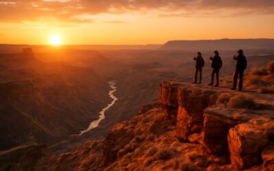 Unforgettable fish river canyon safari: Drift through towering gorges and wildlife.